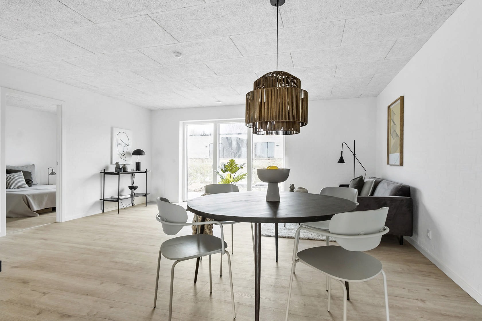 foto af stue i en bolig i strib