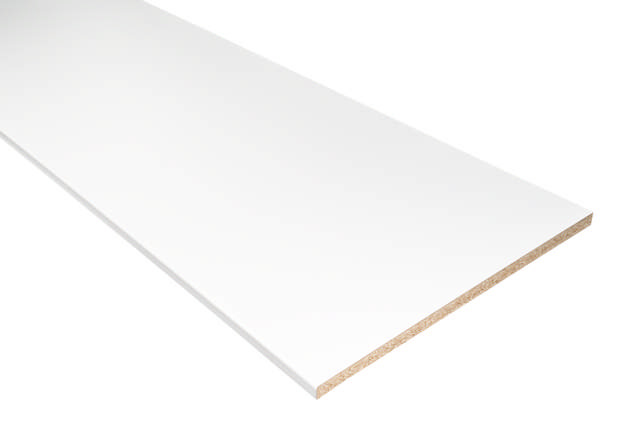 Professionel laminat bordplade, hvid 4180x635x28 mm