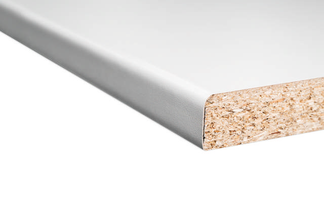 Professionel laminat bordplade, hvid 4180x635x28 mm