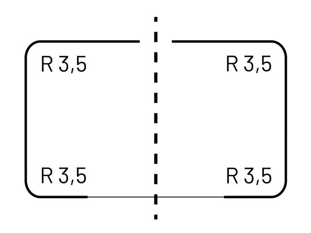 Professionel laminat bordplade, granit antracit 4180x920x28 mm