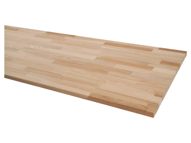 Ask massivtræ bordplade, 3020x610x27mm