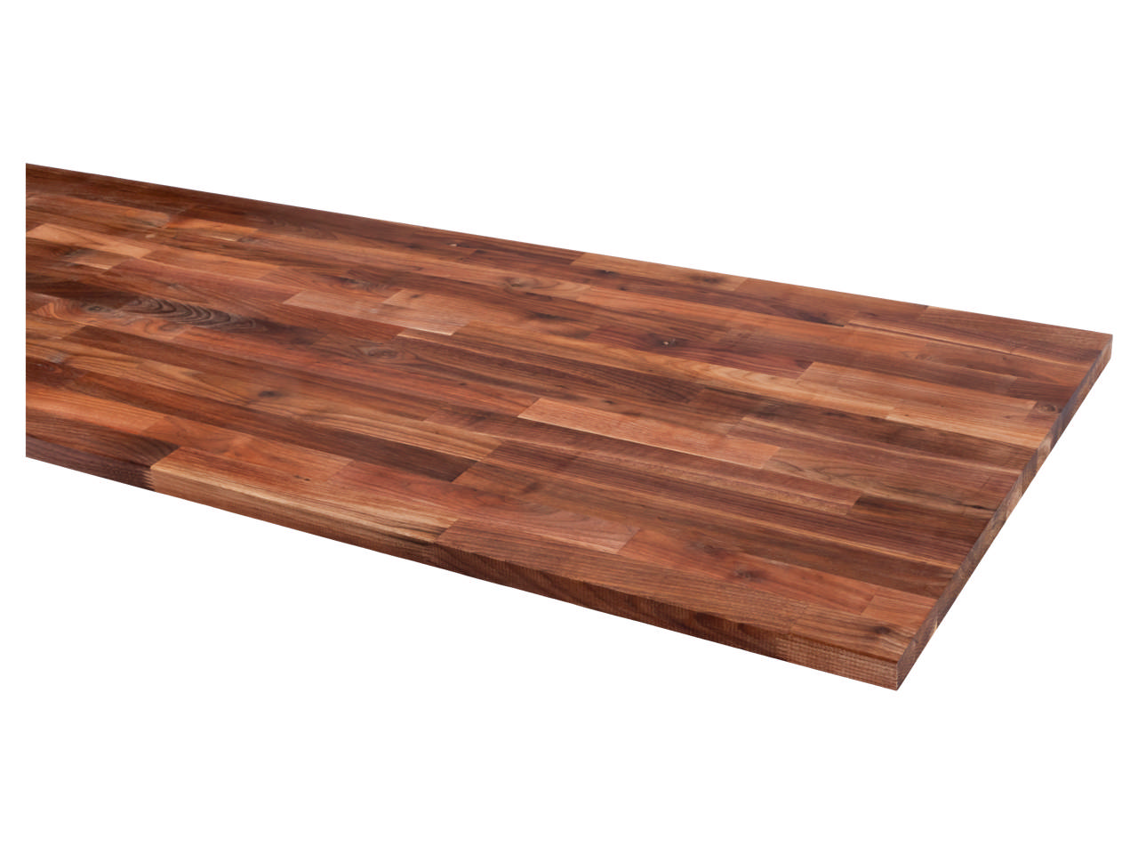 Valnød massivtræ bordplade 2020x610x27mm