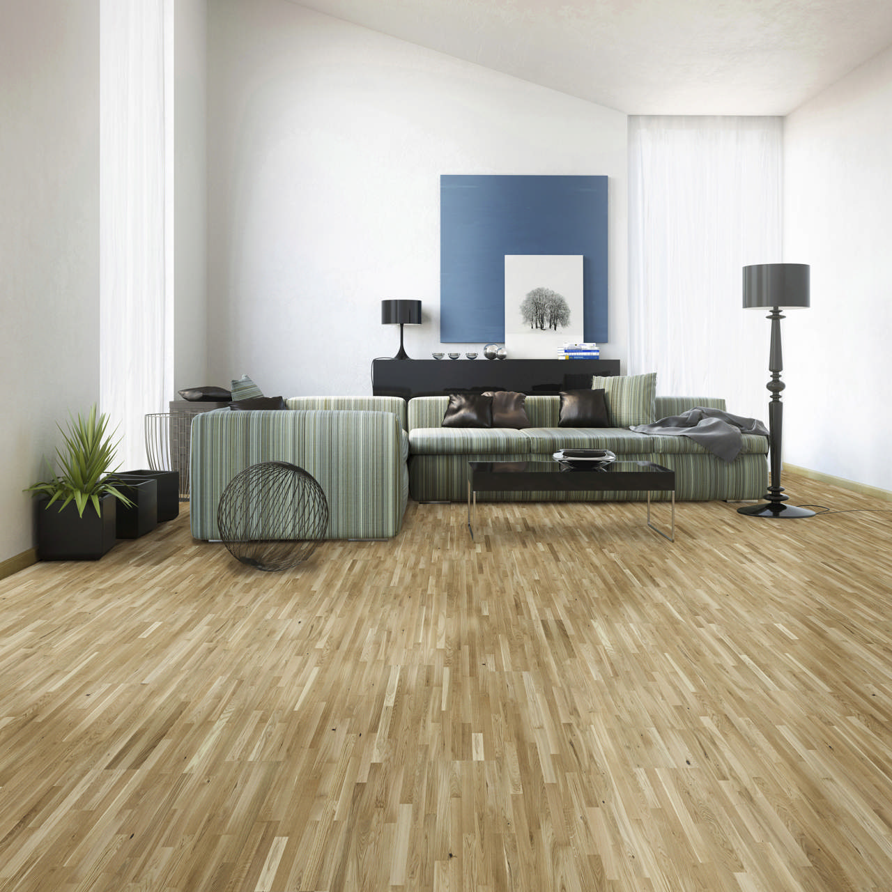 Designparket 6-stav, Eg natur matlak