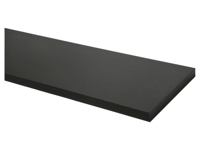 Sorte melaminhylder 22mm