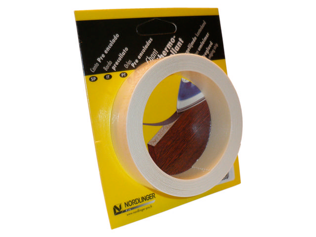 Melaminkantbånd, Hvid glat, bredde 23 mm