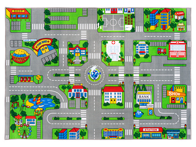 Legetæppe 712 Play Carpet City 