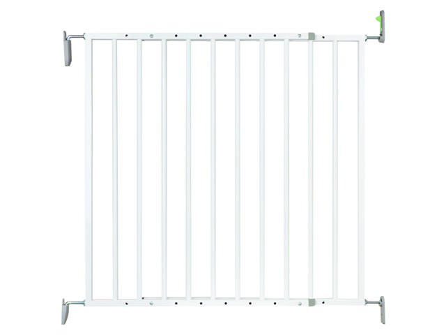 Sikkerhedsgitter Victoria, hvidlakeret stål