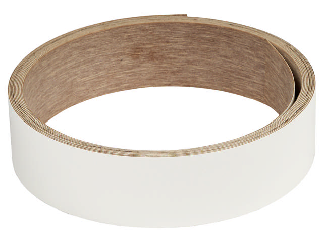 Laminat kantbånd, hvid