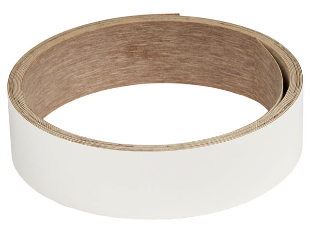 Laminat kantbånd, Hvid