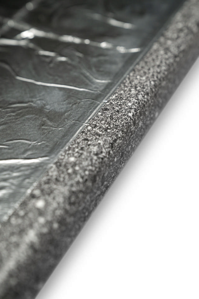 Dampspærre til undersiden af bordpladen